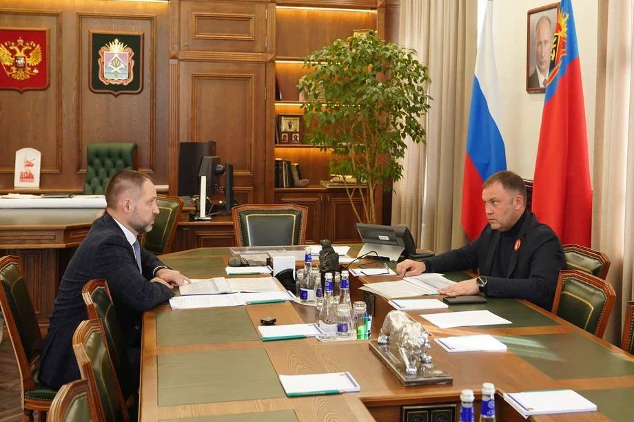 Илья Середюк встретился с новым мэром Белова