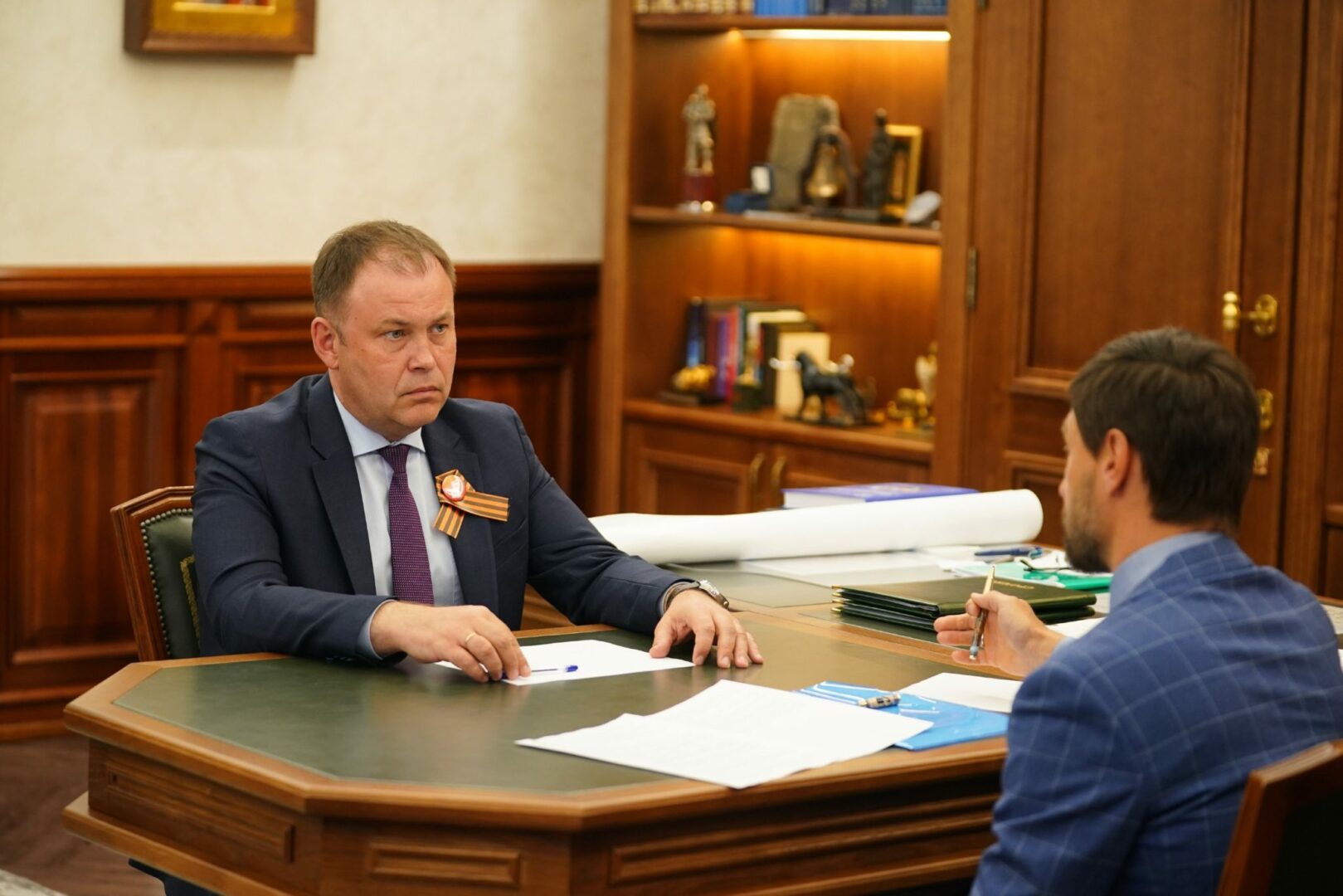 Илья Середюк провел рабочую встречу с сенатором РФ Алексеем Синицыным