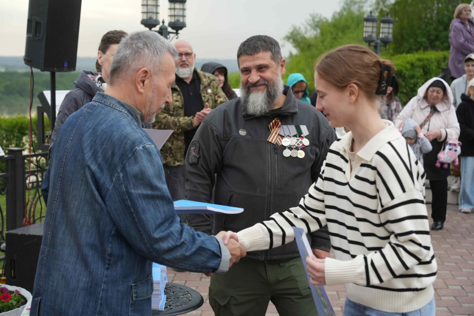 Ветераны СВО приняли участие в акции «Ночь музеев» на «Красной горке»