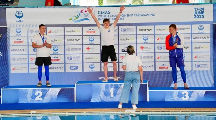 Кузбасский спортсмен завоевал две награды на первенстве мира по подводному спорту