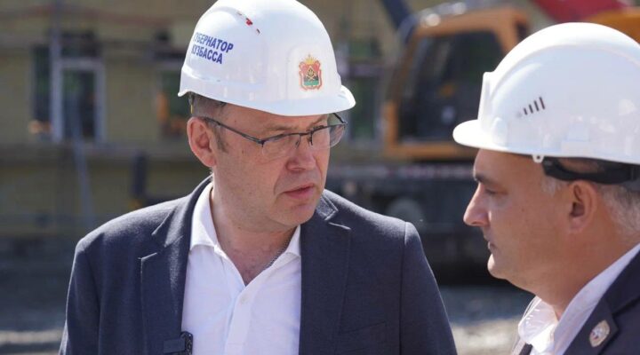 Илья Середюк осмотрел строительство новой школы в Междуреченске