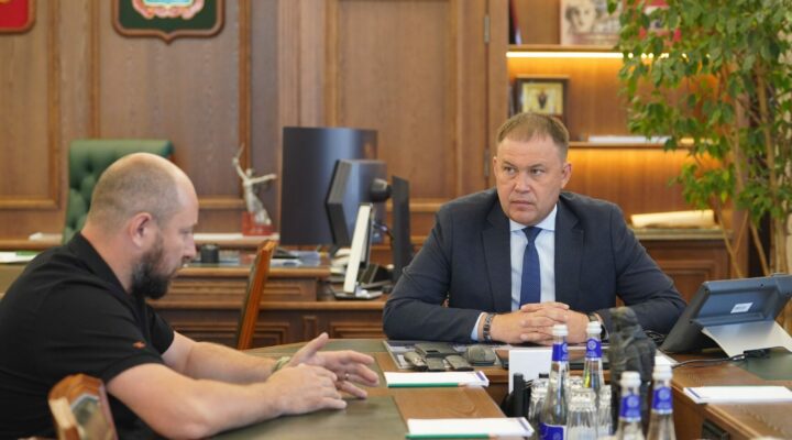 Илья Середюк встретился с председателем Кузбасского союза ветеранов СВО