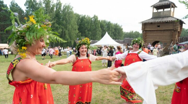 Несколько крупных этнографических праздников отметили в Кузбассе на выходных