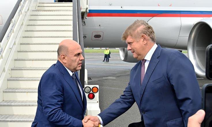 Анатолий Серышев сопровождает Михаила Мишустина в рабочей поездке в Омск