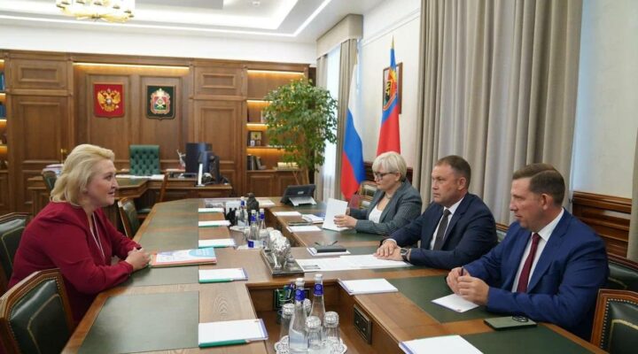 Губернатор Кузбасса встретился с главой комитета Совета Федерации РФ по науке, образованию и культуре