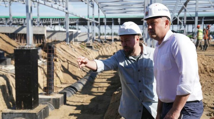 Крупный животноводческий комплекс возводят в Промышленновском округе
