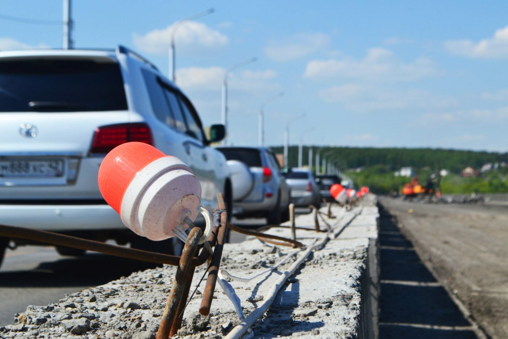 В Кемерове временно закроют съезд с Кузбасского моста на Притомский проспект