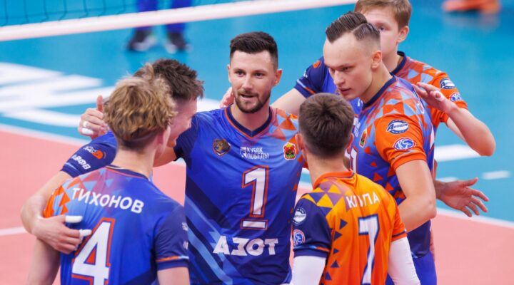 Волейбольный «Кузбасс» сегодня стартует во втором туре «Кубка Победы»